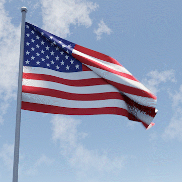 USA Flag GIF